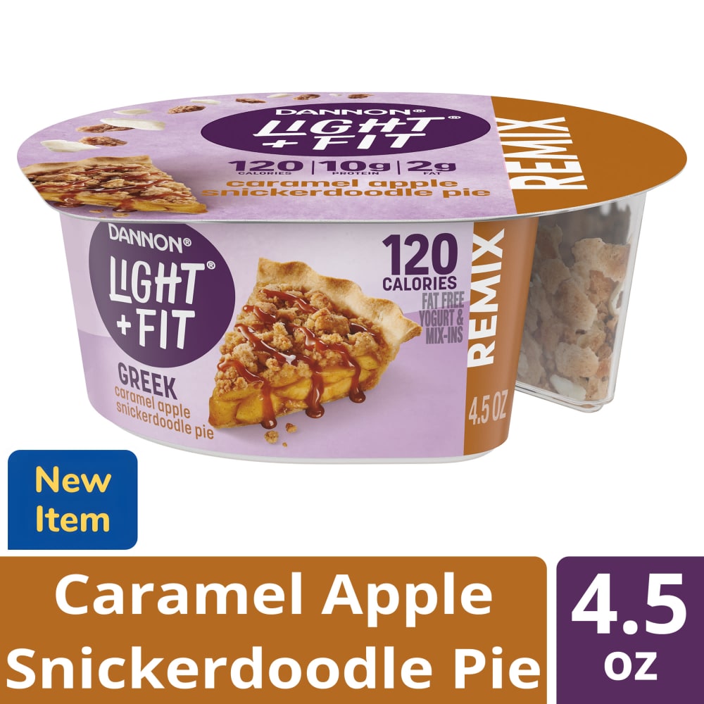Light + Fit REMIX Caramel Apple Snickerdoodle Pie Fat Free Greek