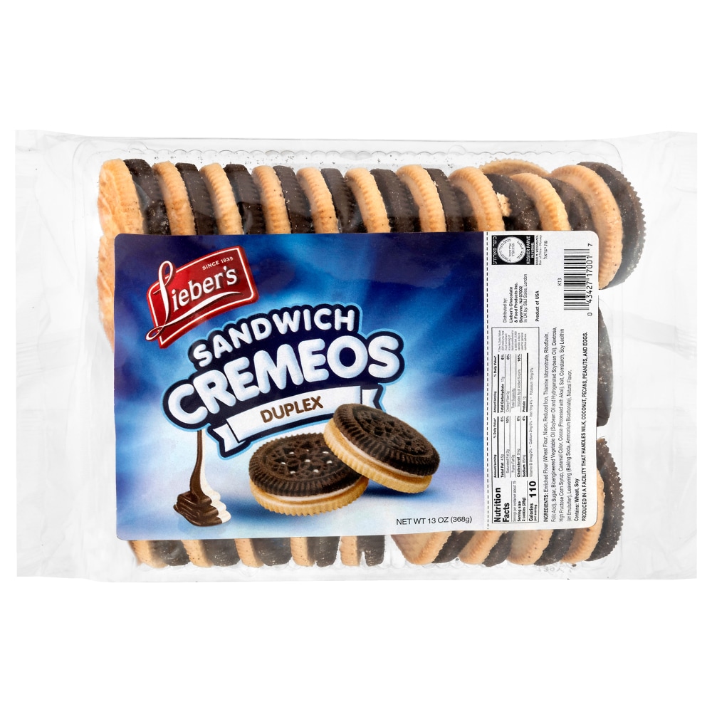 Lieber's Duplex Cremes Sandwich Cookies, 13 oz - Kroger