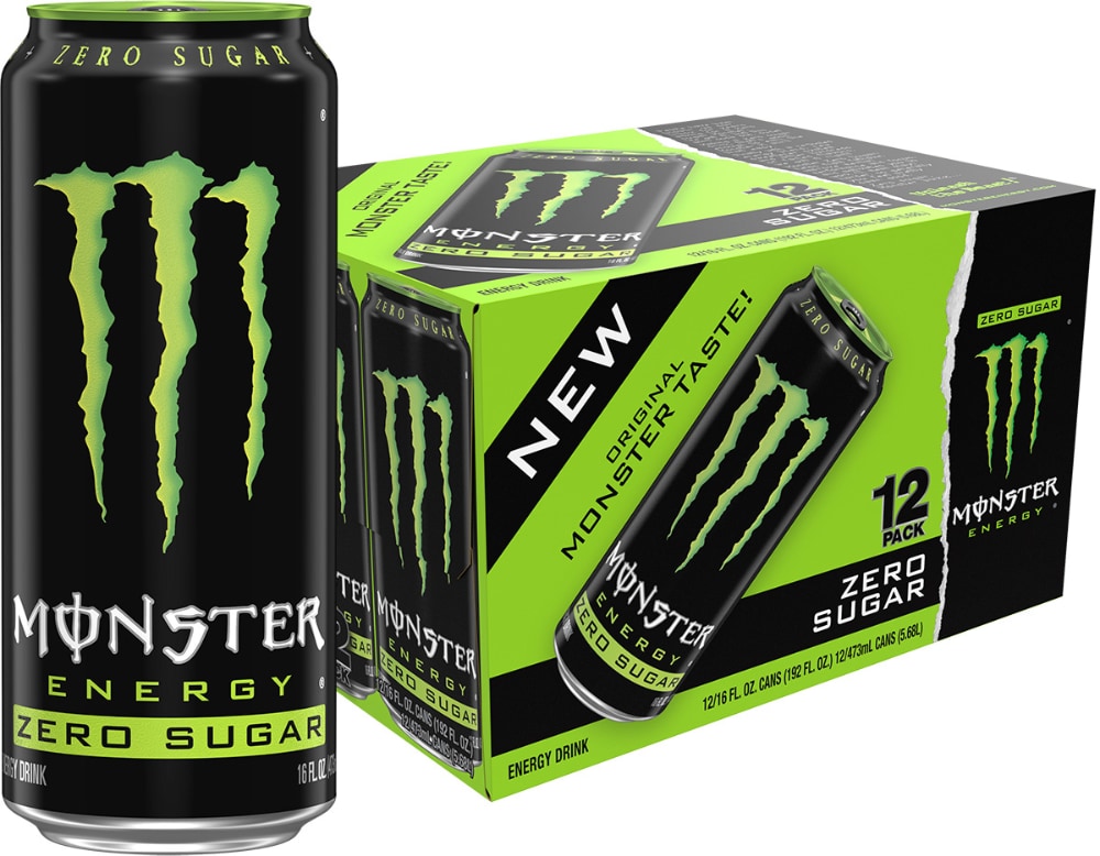 Monster® Zero Sugar Energy Drink Multipack Cans, 12 pk / 16 Fl Oz