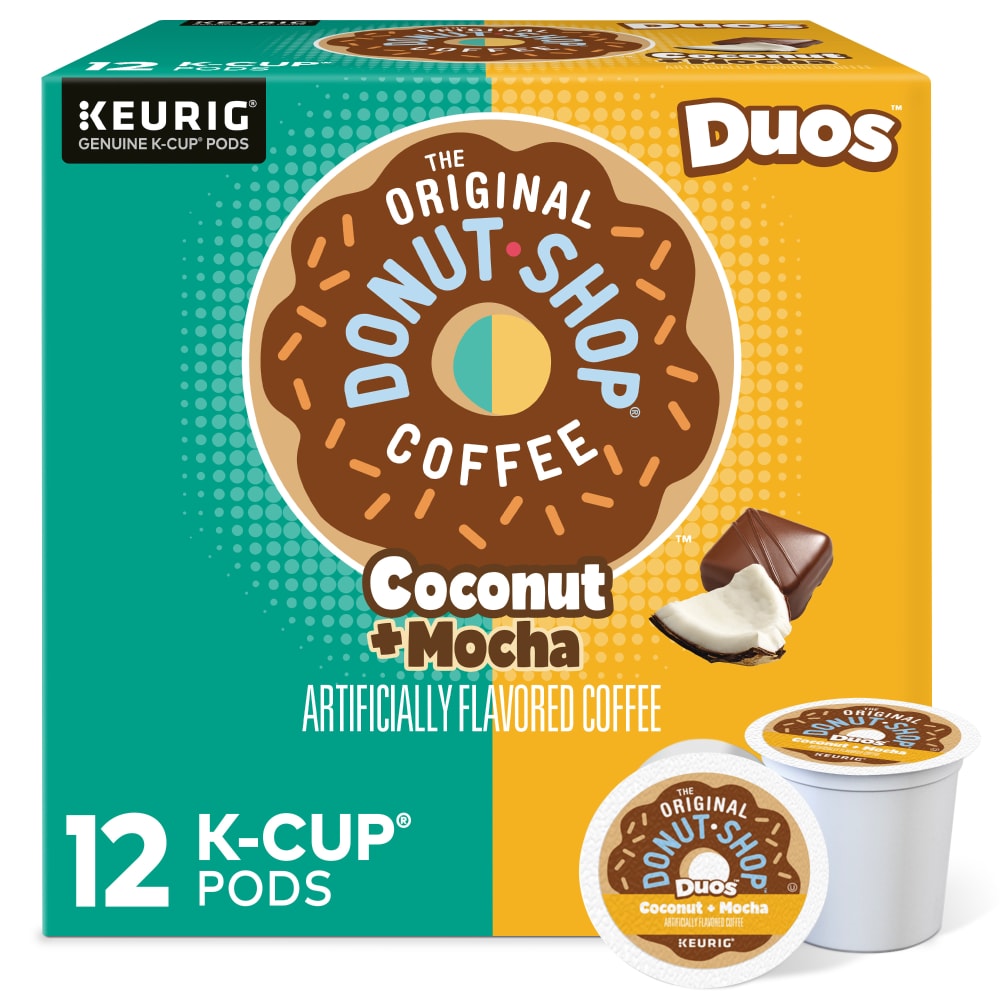 The Original Donut Shop® Duos Coconut + Mocha Medium Roast K-Cup
