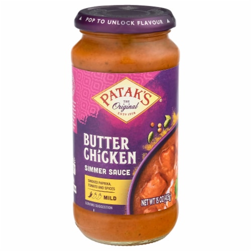 Patak's® Butter Chicken Curry Indian Mild Simmer Sauce, 15 oz - QFC