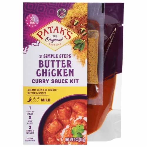Patak's® 2 Simple Steps Butter Chicken Curry Sauce Kit, 11 oz