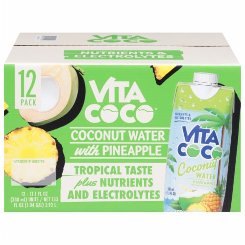 Vita Coco Coconut Water With Pineapple, 12 pk / 11.1 fl oz - Kroger