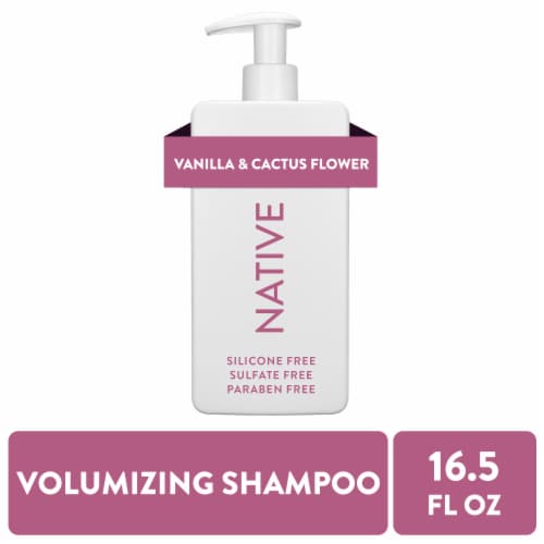 Native Volumizing Shampoo Vanilla & Cactus Flower Scent, 16.5 fl
