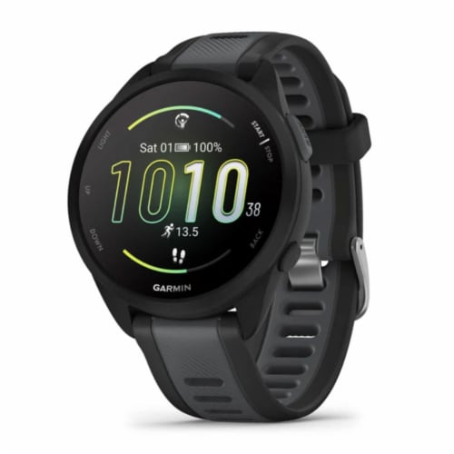 Garmin Forerunner 165 Smart Watch - Black/Slate Gray, 1 ct - Fred