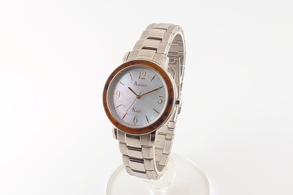 ソーラーパワーウォッチ メタルベルト - 久慈琥珀オンラインショップ