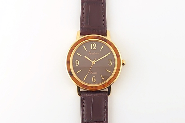 ソーラーパワーウォッチ レザーベルト - 久慈琥珀オンラインショップ