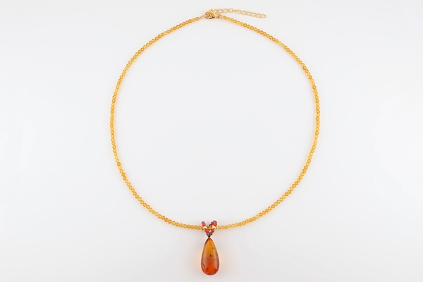 琥珀ペンダント（ネックレス付き） - 久慈琥珀オンラインショップ