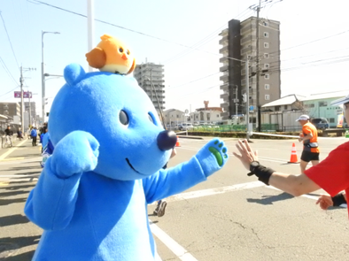 熊本城マラソン2024を応援しました！ - くましん - 熊本信用金庫