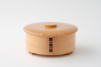 おひつ3合浅│大館曲げわっぱの老舗栗久