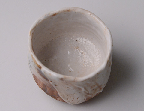 堀一郎 志野茶碗 | しぶや黒田陶苑