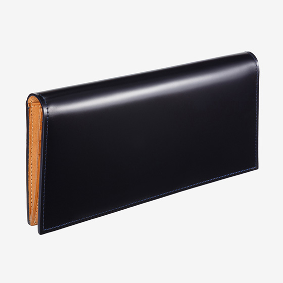 コードバン つや有り 長財布 小銭入れ付き （バーガンディ） | 黒川鞄