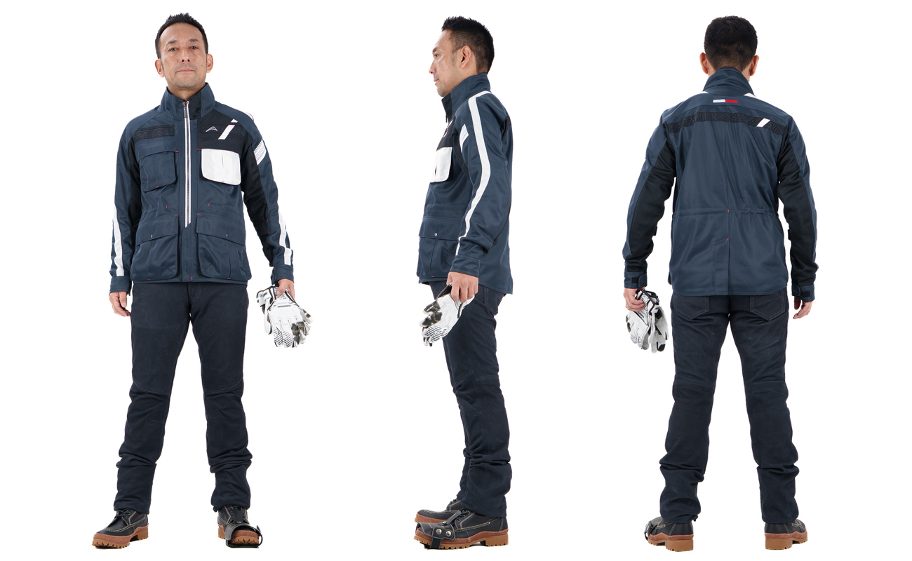 K-2458 フルメッシュロングジャケット バイク用品のクシタニ