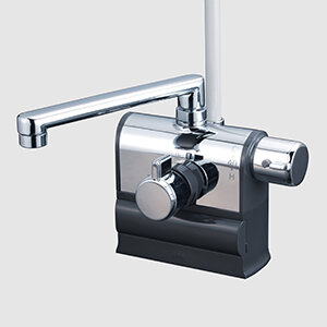 デッキ形サーモスタット式シャワー（190mmパイプ付）（撥水