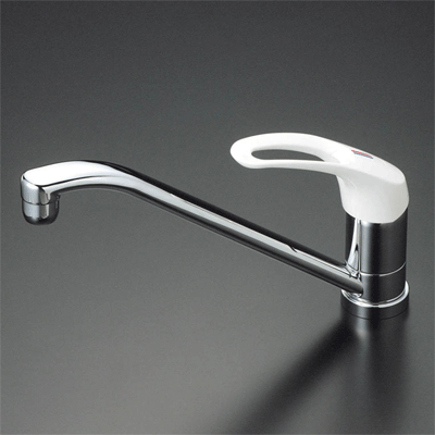 流し台用シングルレバー式混合栓：KM556｜キッチン用水栓：台付1穴