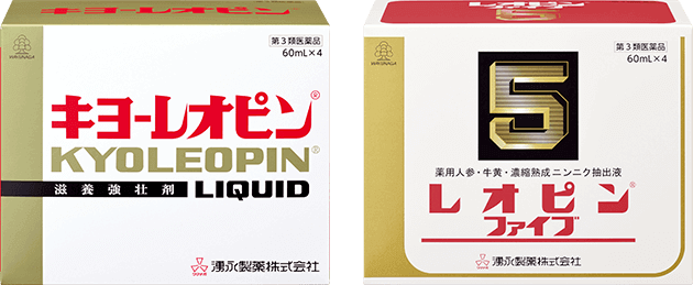 レオピンシリーズのあゆみ | 滋養強壮・虚弱体質に キヨーレオピン