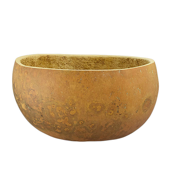 瓢（ふくべ）炭斗 （白）