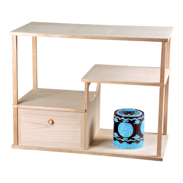 お問合せ】袋棚（志野棚） 利休好写 幸斎作《総合》