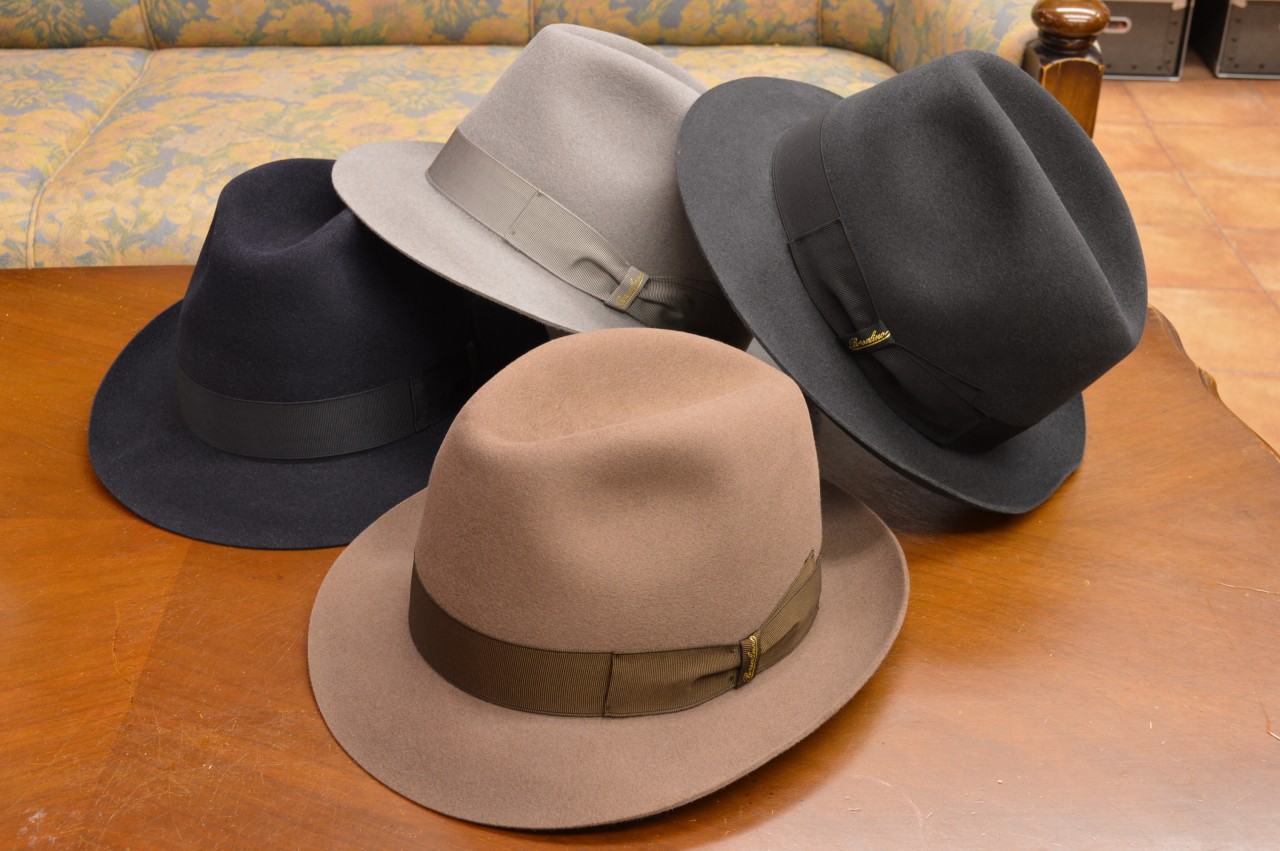 ボルサリーノ QS ショート ファーフェルトハット｜114561・111160 aw