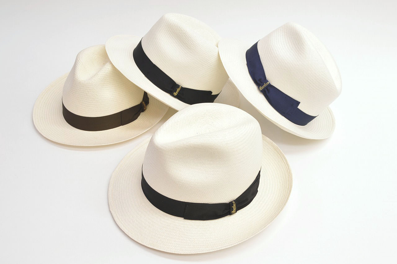 ボルサリーノ パナマハット ファイン ミドル 140338 ss-br003｜京都