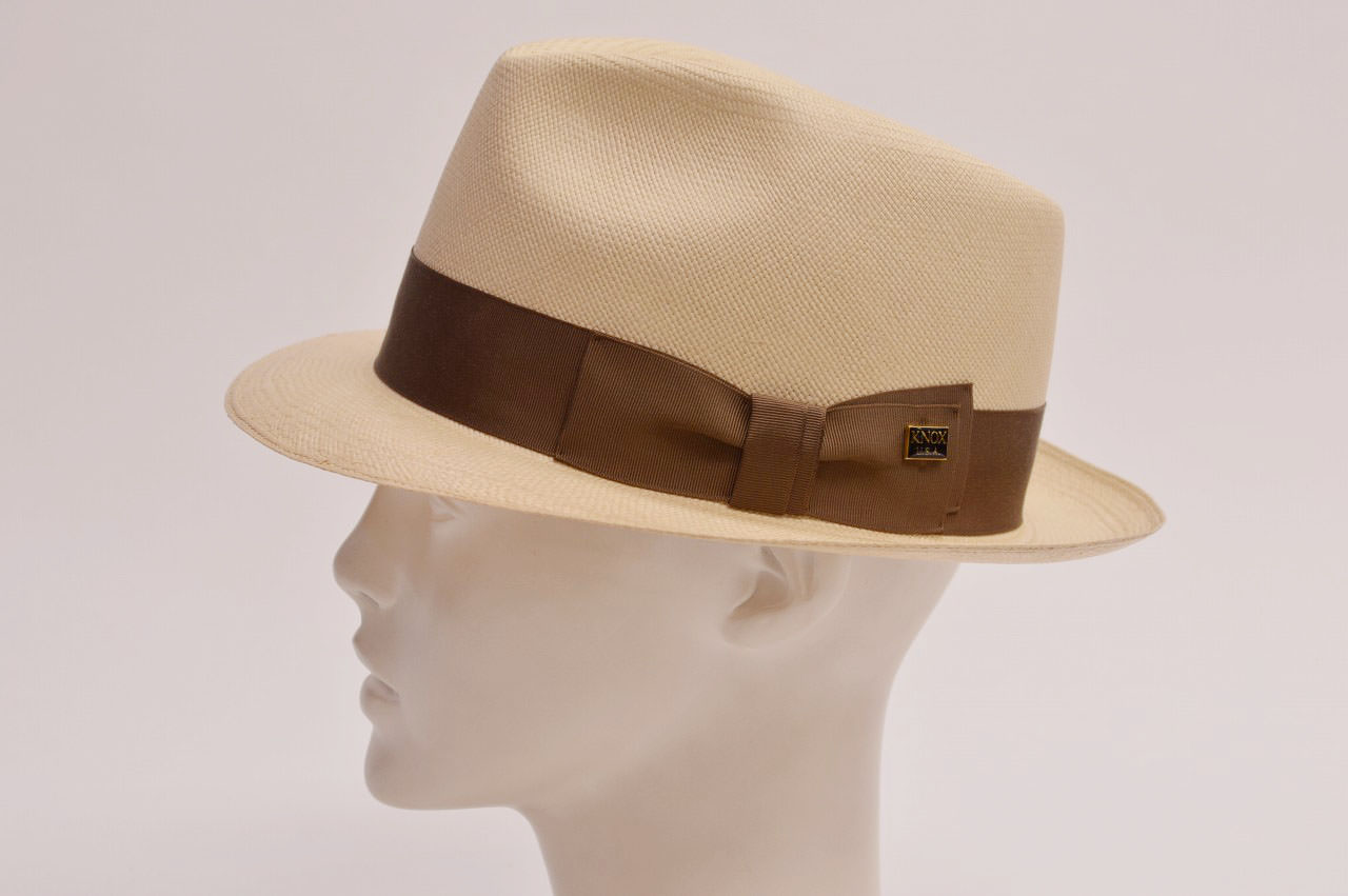 KNOX ノックス 本パナマ ベージュ（ナチュラル）系 パンクイン パナマ