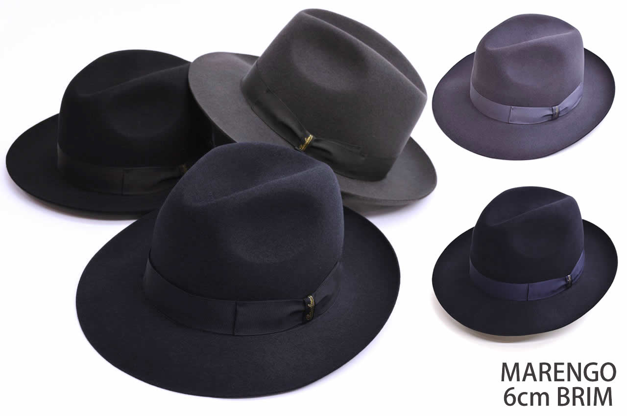 ボルサリーノ マレンゴ 6.0～6.5 「Jer」ファーフェルトハット｜490022