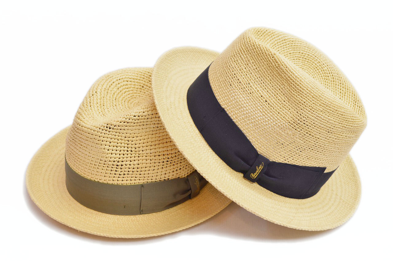 Borsalino ボルサリーノ パナマキート センターデント型 クラウン