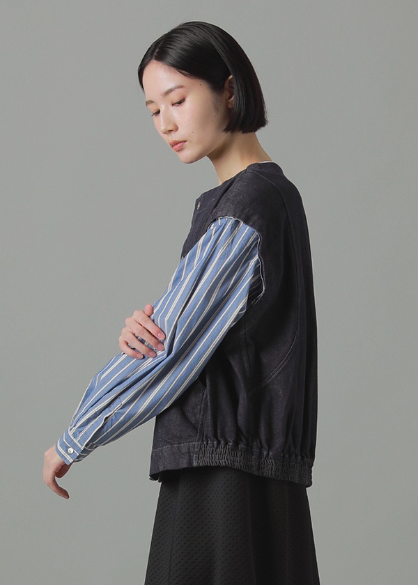 ZUCCa / (O) デニムドッキング / ジャケット(M black(26)): SALE| A