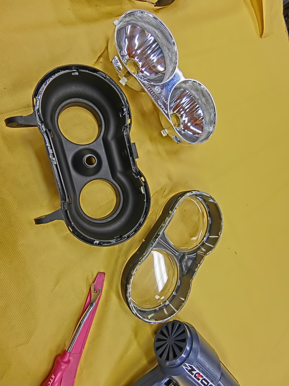 BUELL XB12/XB9用 LED HEAD LIGHT 制作／ビューエル用LEDヘッドライト