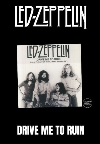 Led Zeppelin - Drive Me To Ruin [LP] Limited Black Vinyl (import