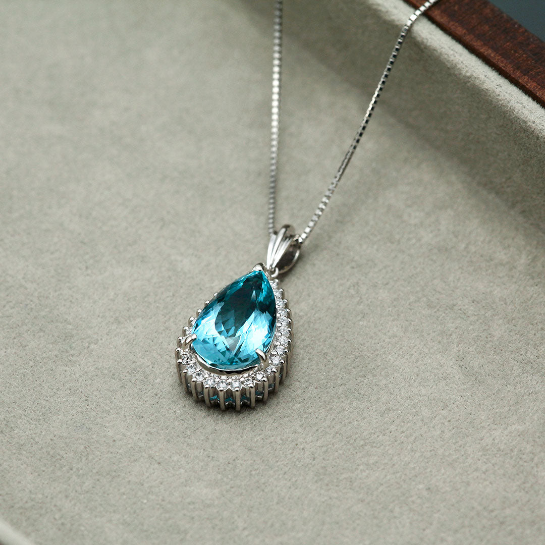 アクアマリン(サンタマリア） ネックレス ｜ PX05481 – 大阪心斎橋 宝