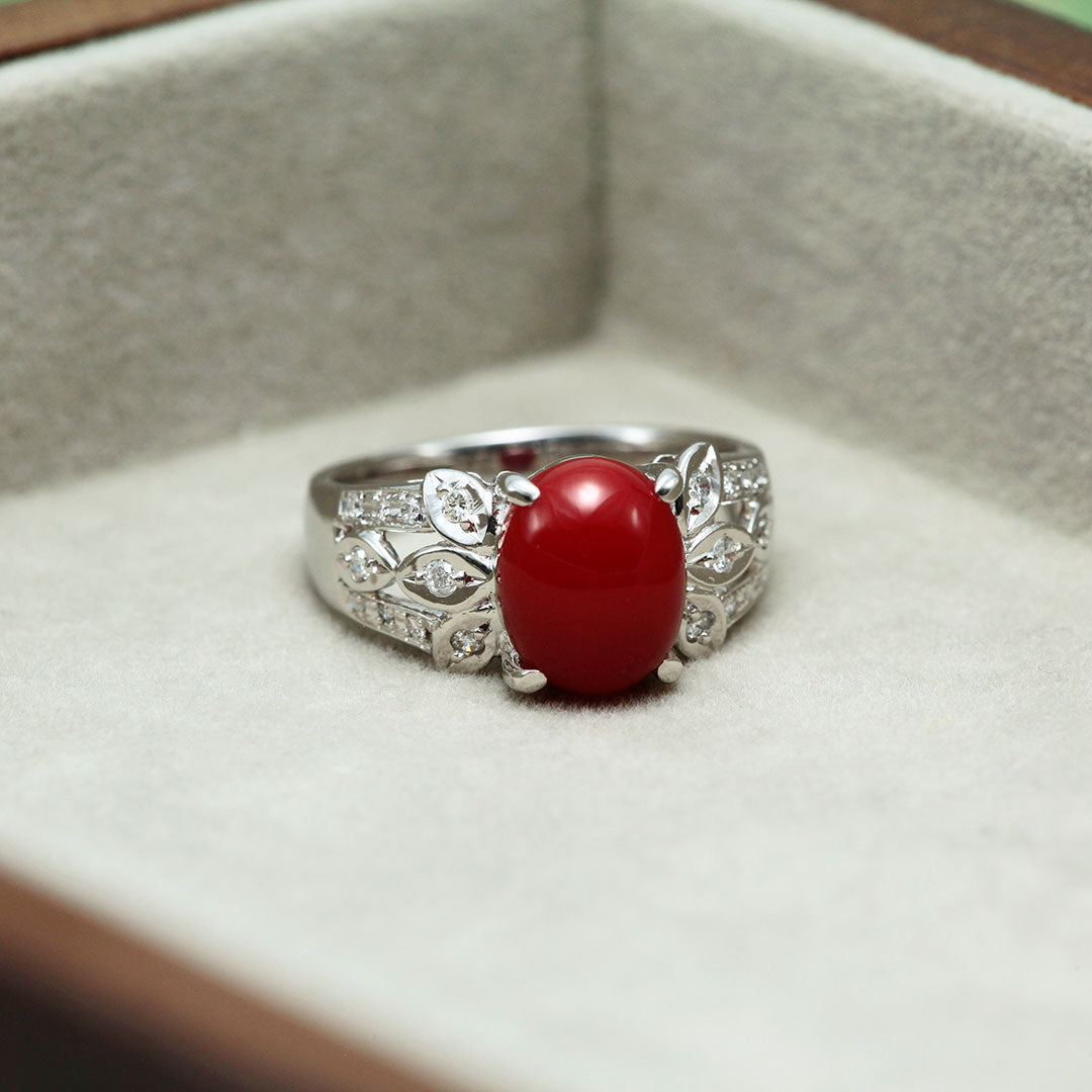 珊瑚 リング（指輪） ｜ RX01413 – 大阪心斎橋 宝寿堂〈HOUJUDO〉