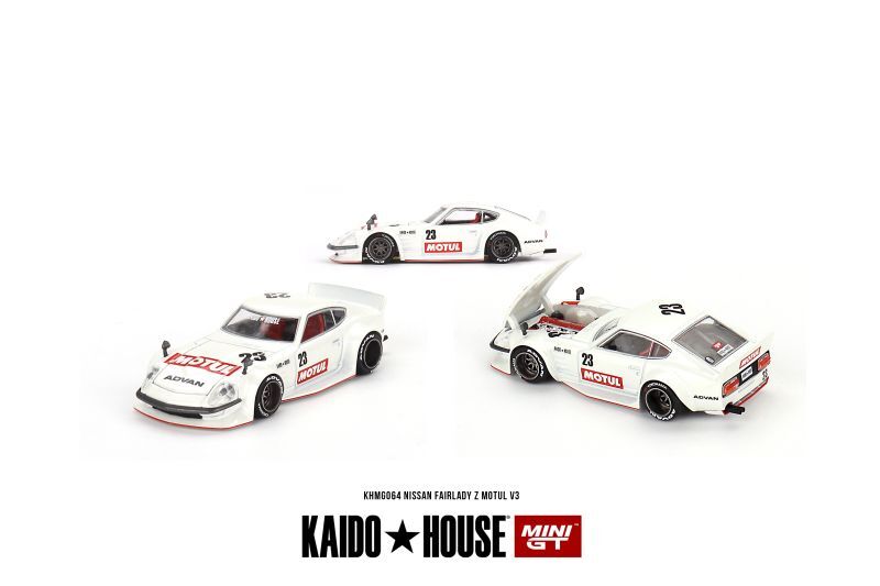 MINI GT 1/64 Datsun KAIDO Fairlady Z MOTUL V3 (RHD) - AXELLWORKS