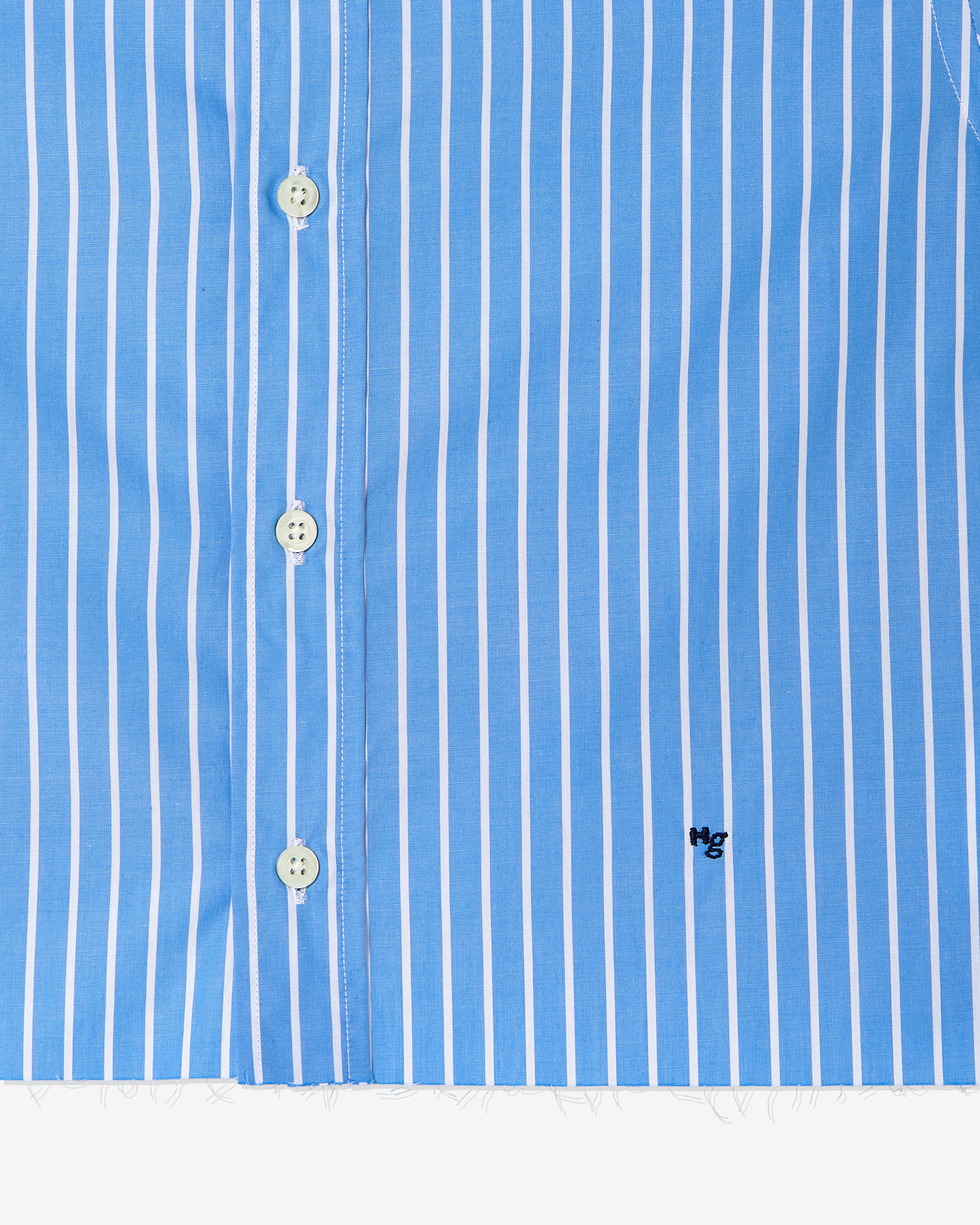 Cropped Shirt in Classic Stripe – HOMMEGIRLS