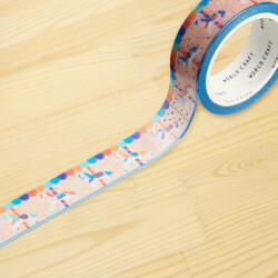 キラキラ ローズゴールド箔マスキングテープ 「Merry-go-round」