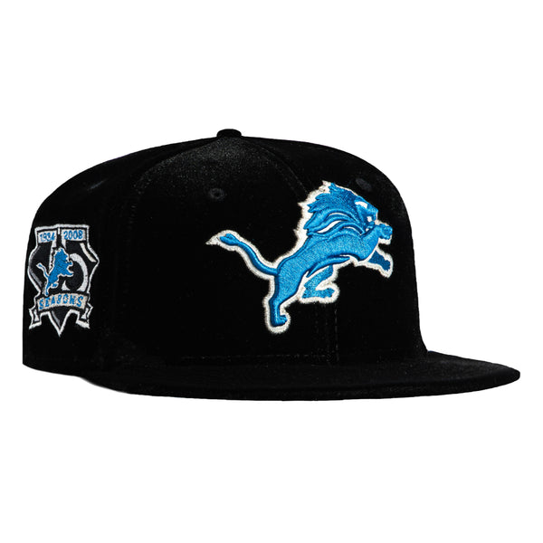 New Era 59Fifty Detroit Lions 75th Anniversary Patch Velvet Light
