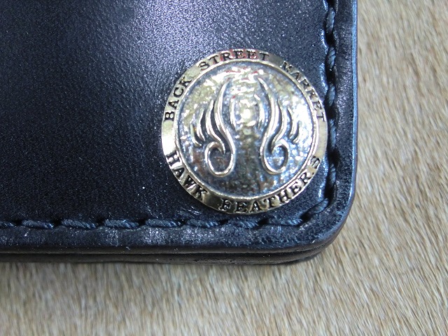 トラッカーウォレットと真鍮チェーン | 革工房ホークフェザーズ