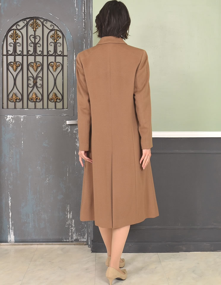 イタリア最高素材ピアツェンツァカシミヤ100％コート(PC1103） 毛皮