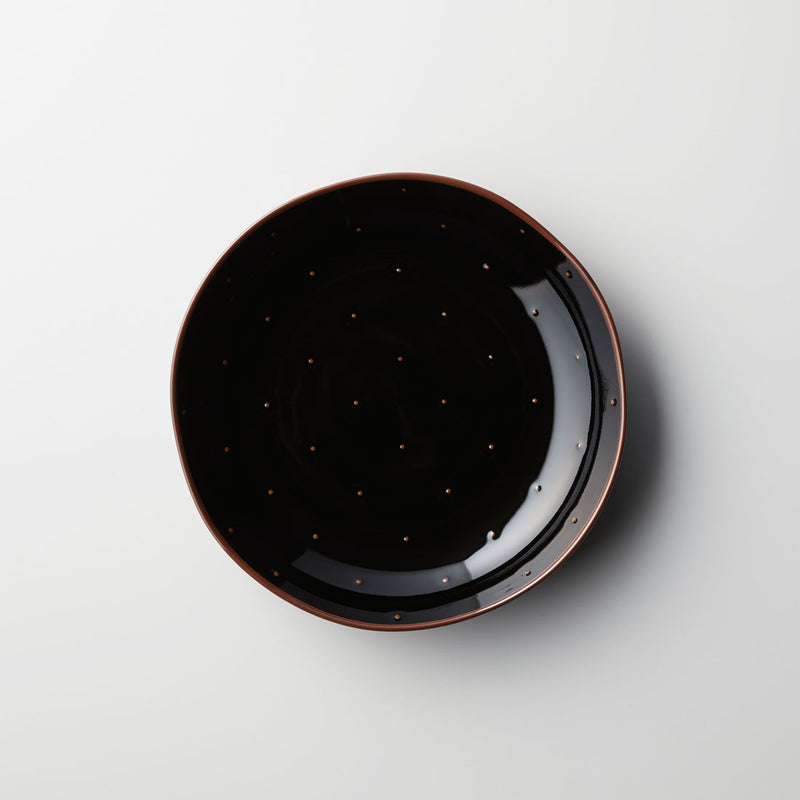 シェル 多用皿 天目 | 白山陶器直営オンラインストア