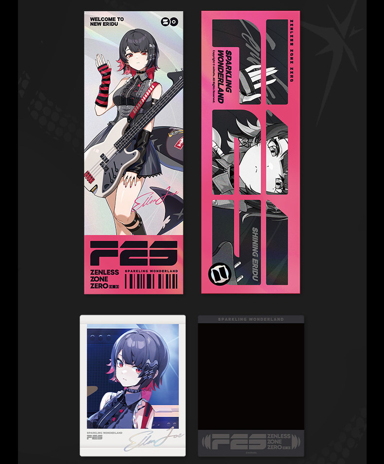 ゼンレスゾーンゼロ 2025 FES ホログラムカードセット - HAKUTEA