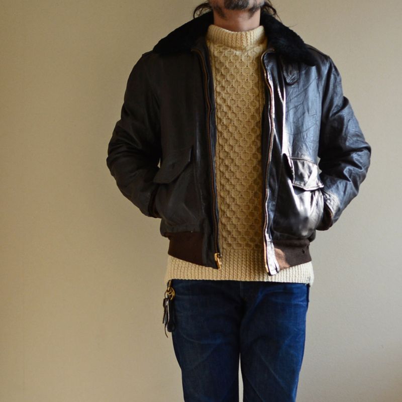 新着!!〝70s L.L.Bean G-1 STYLE LEATHER JACKET〟販売開始です。