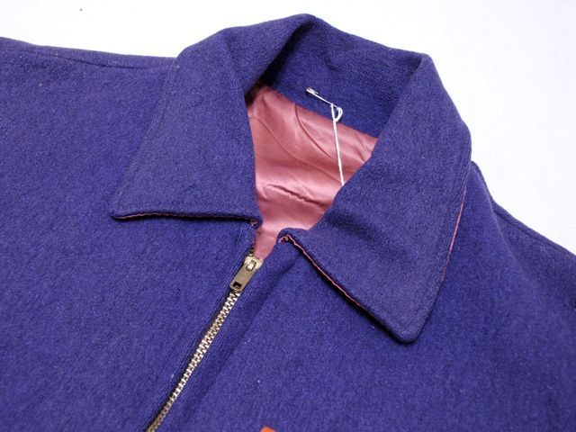 1950s〜【BUTWIN】リバーシブルスタジャン メルトン×サテン - 古着屋