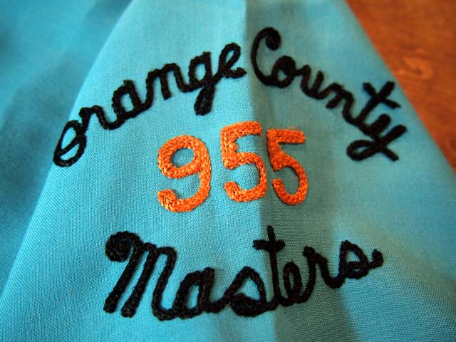 1960s【KingLouie】チェーンステッチ刺繍ボーリングシャツ - 古着屋