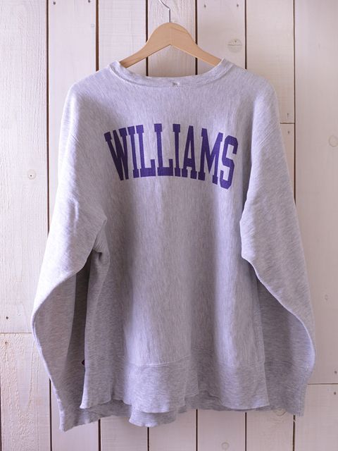 1980s【Champion】リバースウィーブスウェット 両面プリント 表記L