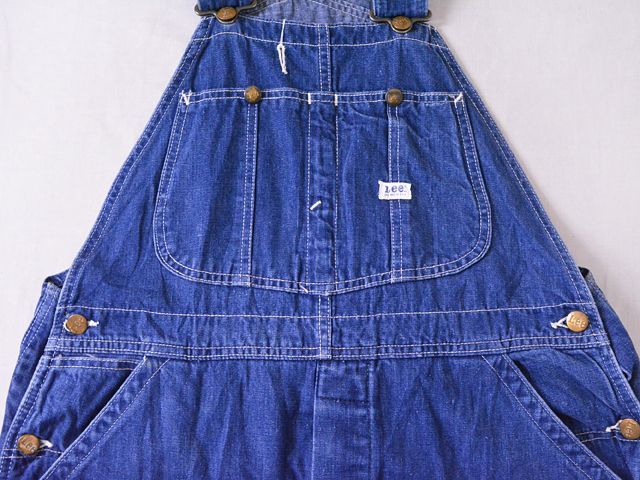 1960s-70s【Lee】JELT DENIMオーバーオール 実寸w36 - 古着屋HamburgCafe
