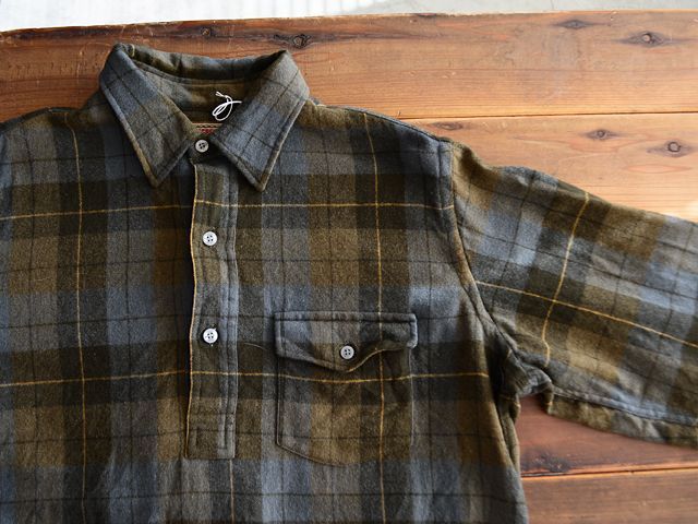 1960s McGREGOR プルオーバーウールシャツ 表記M - 古着屋HamburgCafe