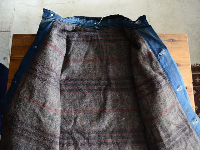 1970s Wrangler ブランケット付きデニムカバーオール 表記40 - 古着屋