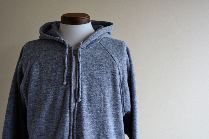 1970s-80s BIG YANK 裏サーマルジップパーカー 表記L - 古着屋HamburgCafe