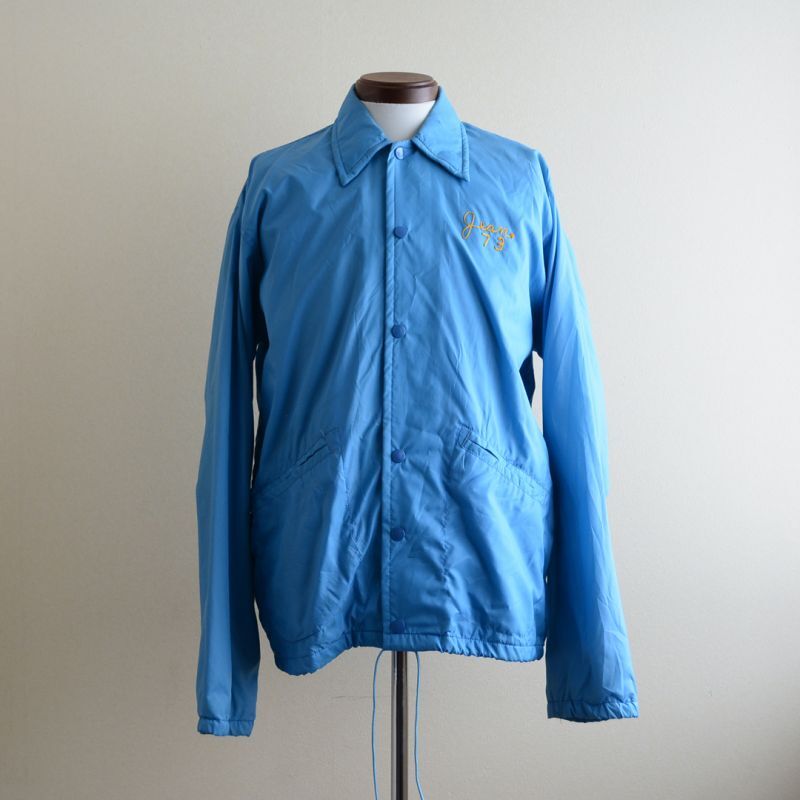 1970s WEST WIND ナイロンコーチジャケット チェーン刺繍 表記S - 古着