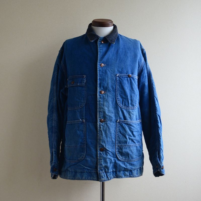 1960s MONTGOMERY WARD デニムカバーオール 裏ブランケット付き 表記44